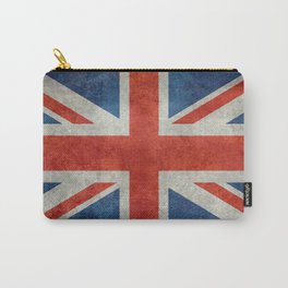 UK British Union Jack flag "Bright" retro Carry-All Pouch