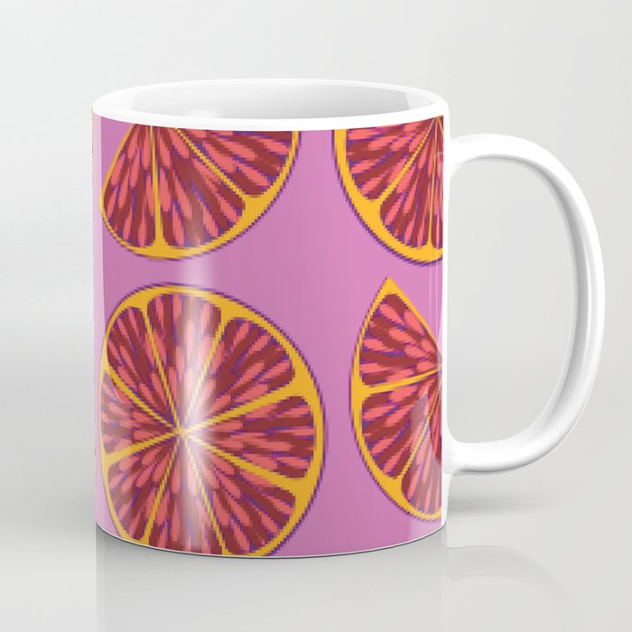 Grapefruit Love Pattern Coffee Mug