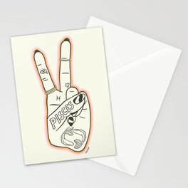 PISCES (Peace Sign Collection) Stationery Card