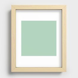 Taffy Twist Green Recessed Framed Print