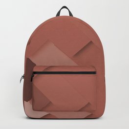 Terracotta pattern, layered like shingles, tiles or paint swatches you just cannot choose from! Backpack