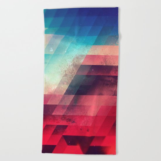 skylyyn crysh tyst Beach Towel