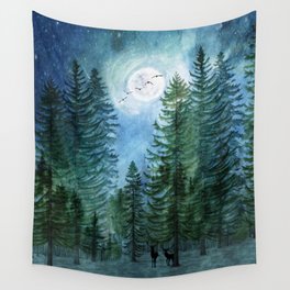 Silent Forest Wall Tapestry