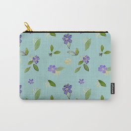 Veri Periwinkle on Eggshell Blue Carry-All Pouch