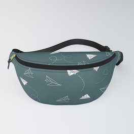 Paper aeroplanes Fanny Pack