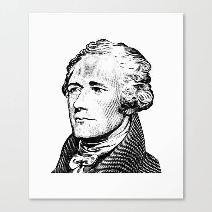 Alexander Hamilton Founding Father Graphic Poster by War Is Hell Store Society6