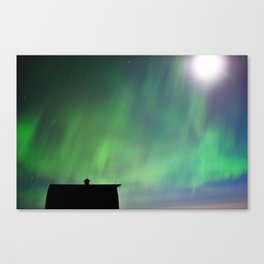 Barn Series: Northern Lights Canvas Print