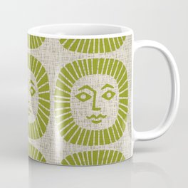 Retro Mid Century Modern Sunburst Pattern 541 Mug