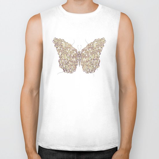 Butterfly Biker Tank
