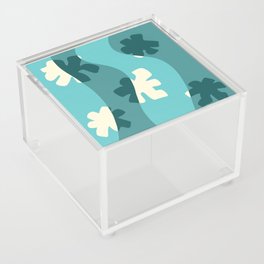 Minimal floral colorblock 5 Acrylic Box