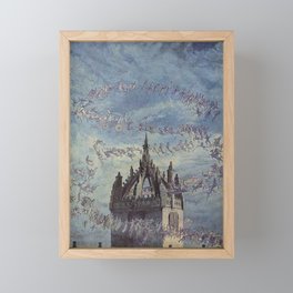 The ghostly carriage and Doyle Saint Giles and His Bells - Charles Altamont  Framed Mini Art Print