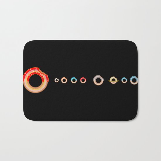 Solar System Donuts Bath Mat