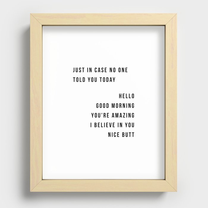 Recessed Framed Print