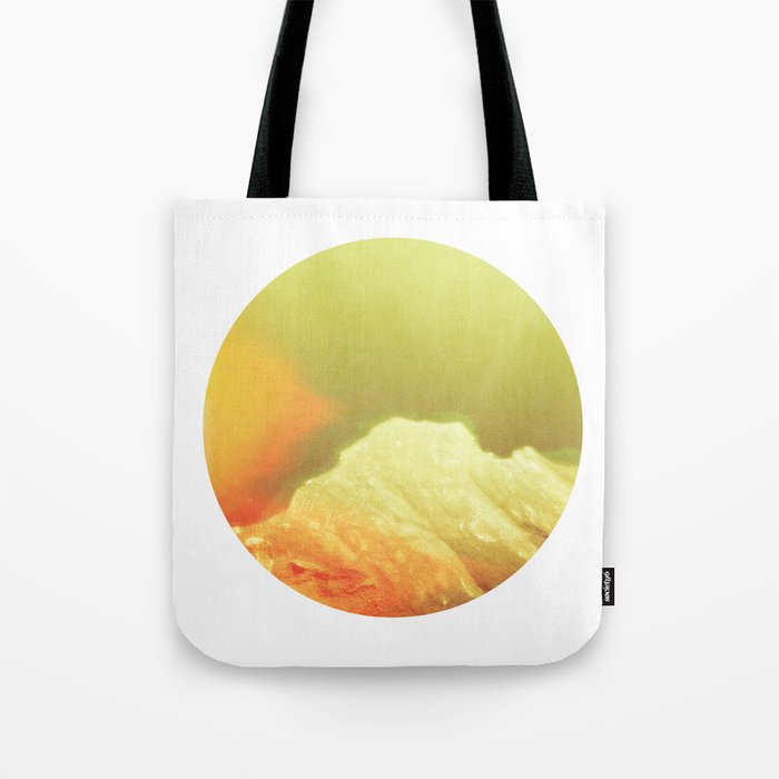 Acid Map Circle Tote Bag