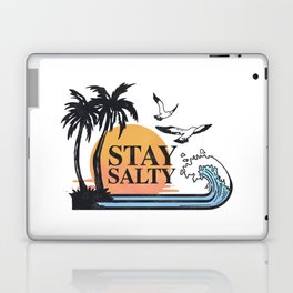 Stay Salty Retro Summer Beach Laptop Skin