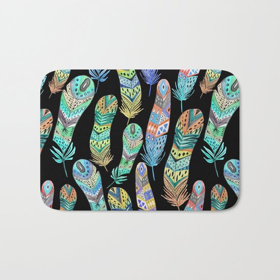 Feathers 2 Bath Mat