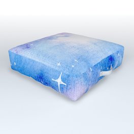 Second Star to the Right - Galaxy Outdoor Floor Cushion