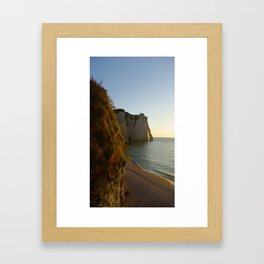 Etretat Cliffside Framed Art Print