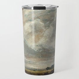 Landscape with clouds by John Constable Travel Mug