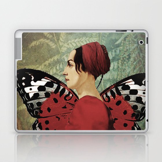 A butterfly needs freedom, sun, and a flower Laptop & iPad Skin