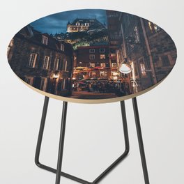 Quebec City At Night Side Table