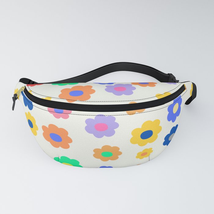 Colorful Cute Flower Pattern Fanny Pack