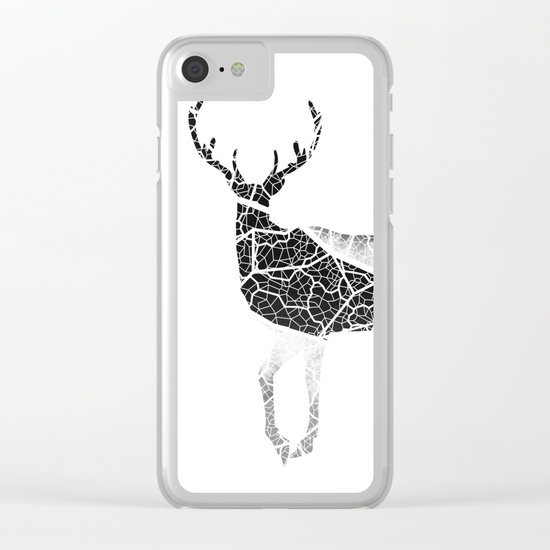 Deer Fiber Clear iPhone Case