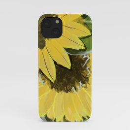 Sunflower Square iPhone Case