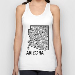 Arizona Map Tank Top