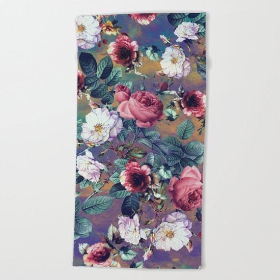 RPE Seamless Floral IV Beach Towel