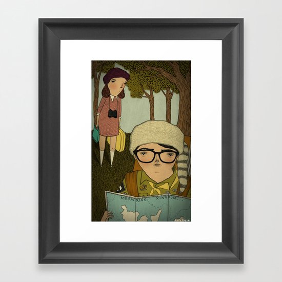 Moonrise Kingdom Framed Art Print