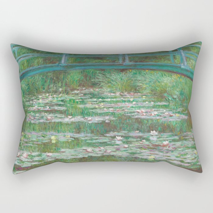 The Japanese Bridge - Claude Monet Rectangular Pillow