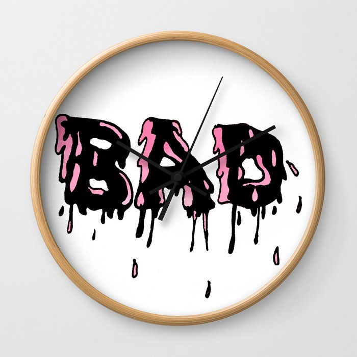 THIS IS BAD (ART.) Wall Clock