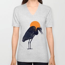Heron V Neck T Shirt