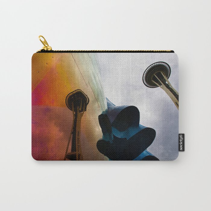 Space Needle Reflection Carry-All Pouch