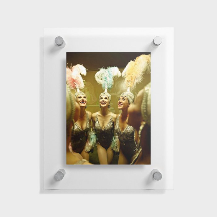 1950's Showgirls Floating Acrylic Print
