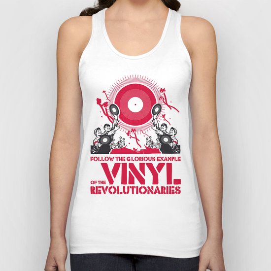Vinyl Revolution Unisex Tank Top