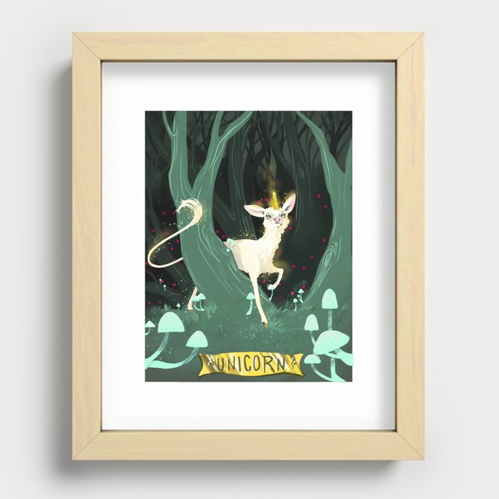 The Unicorn Recessed Framed Print
