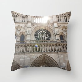 Notre-Dame ... Our Lady of Paris Throw Pillow
