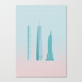 Towers of New York Canvas Print