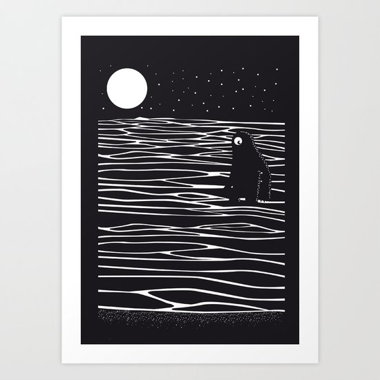 Scary monster! Art Print