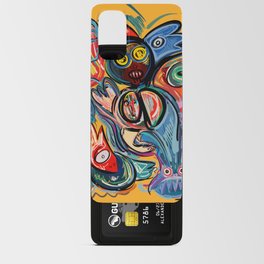 Yellow Life With Birds Street Art Android Card Case