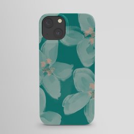 Flowers In The Emerald Pond | Floral Home Decor Design iPhone Case