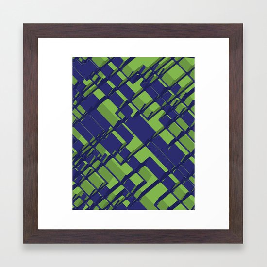 3d Abstract Futuristic Background Iii Framed Art Print By