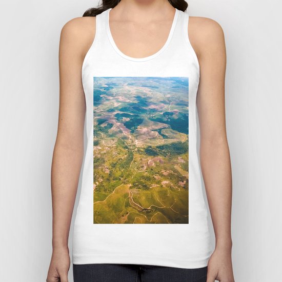 Land from the sky Unisex Tank Top