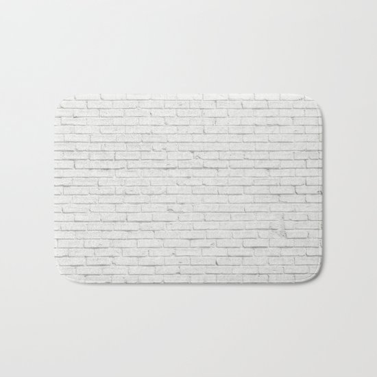 Brick Wall Bath Mat