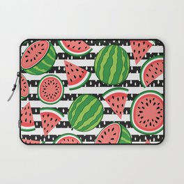 Fresh Summer Watermelon Slices Print Laptop Sleeve