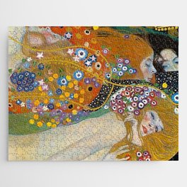 Gustav Klimt Water Serpents II Jigsaw Puzzle