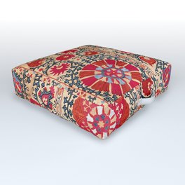 Samarkand Suzani Southwest Uzbekistan Embroidery Outdoor Floor Cushion