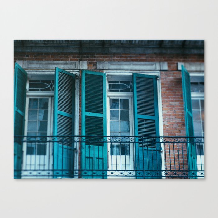 French Quarter Blues, No. 1 Canvas Print